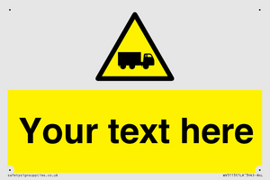 Custom Lorry Hazard Sign